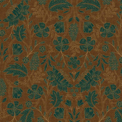 Printed Half Panama LIZANDRE Green / Blue